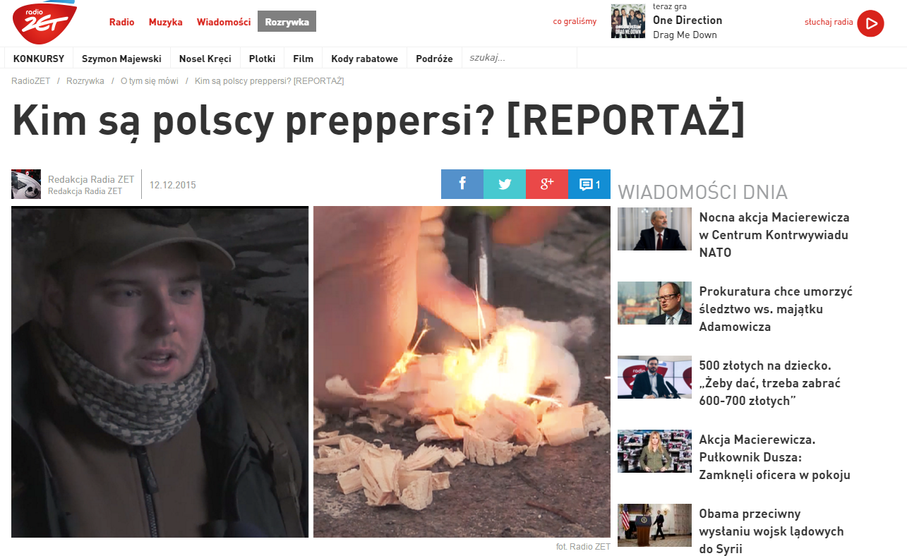 "Kim jest są polscy preppersi?" Radiozet.pl